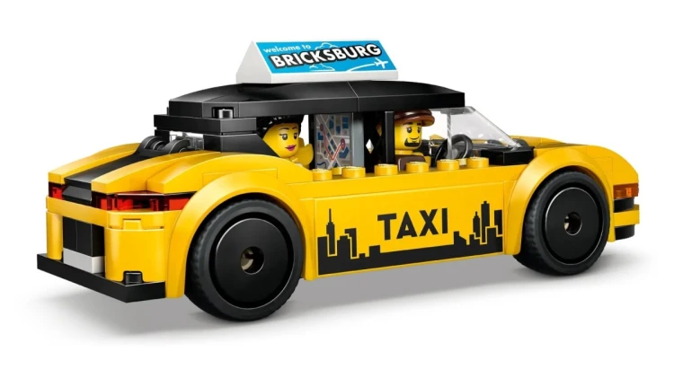LEGO City 60487 - Żółta taksówka
