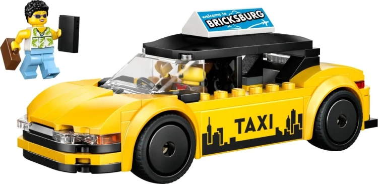 LEGO City 60487 - Żółta taksówka
