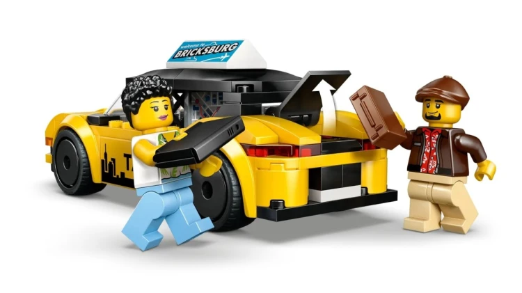 LEGO City 60487 - Żółta taksówka