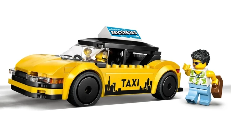 LEGO City 60487 - Żółta taksówka