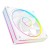 MODECOM VOLCANO LOOP 120 ARGB REVERSE FAN BIAŁY