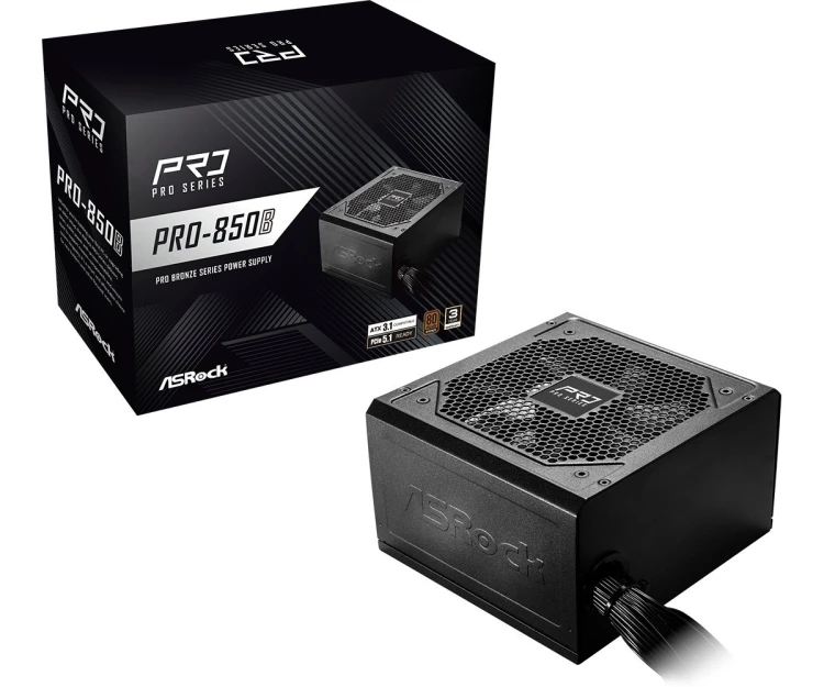 Zasilacz ASRock PRO-850B 850W 80 PLUS Bronze