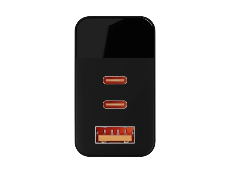 BLOW ŁADOWARKA SIECIOWA LCD GNIAZDO USB + USB-CX2 PD 65W GAN CZARNA WATOMIERZ