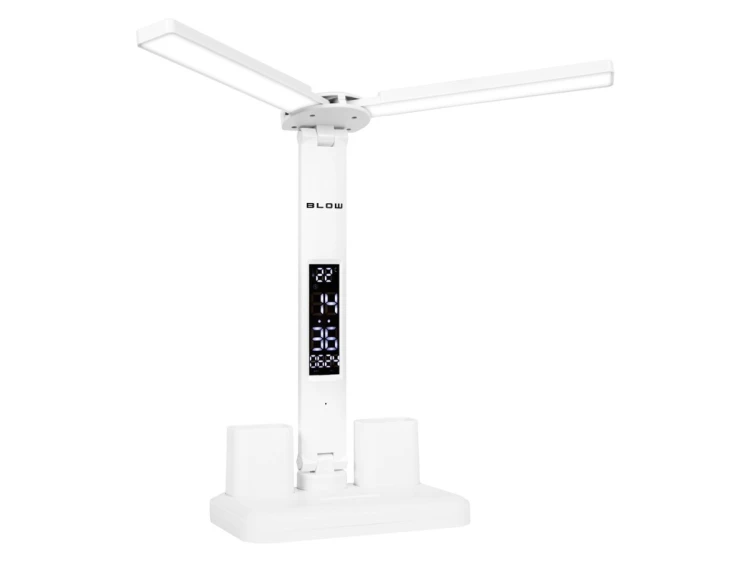 BLOW LAMPKA BIURKOWA LED LB-24 Z ZEGARKIEM