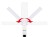 BLOW LAMPKA BIURKOWA LED LB-24 Z ZEGARKIEM