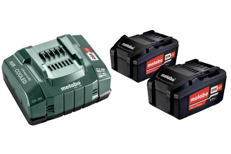 Akumulator METABO 18V 5,2Ah x2 + ładowarka