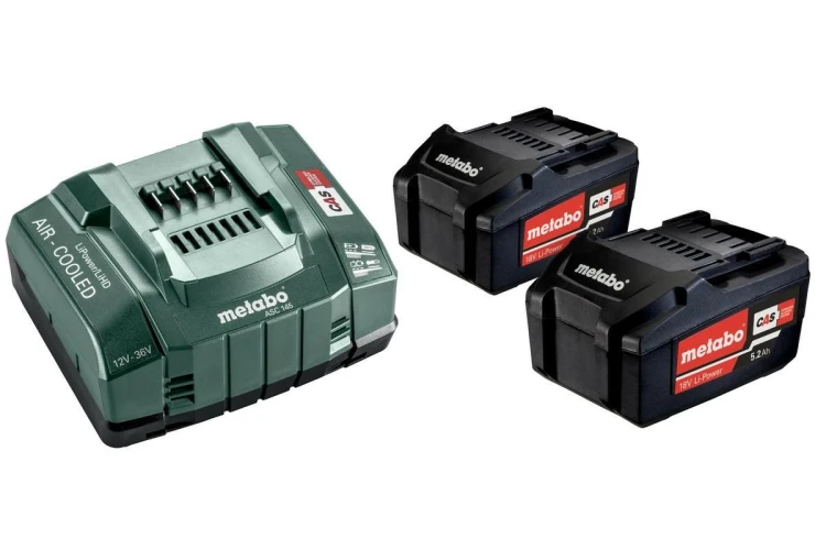 Akumulator METABO 18V 5,2Ah x2 + ładowarka