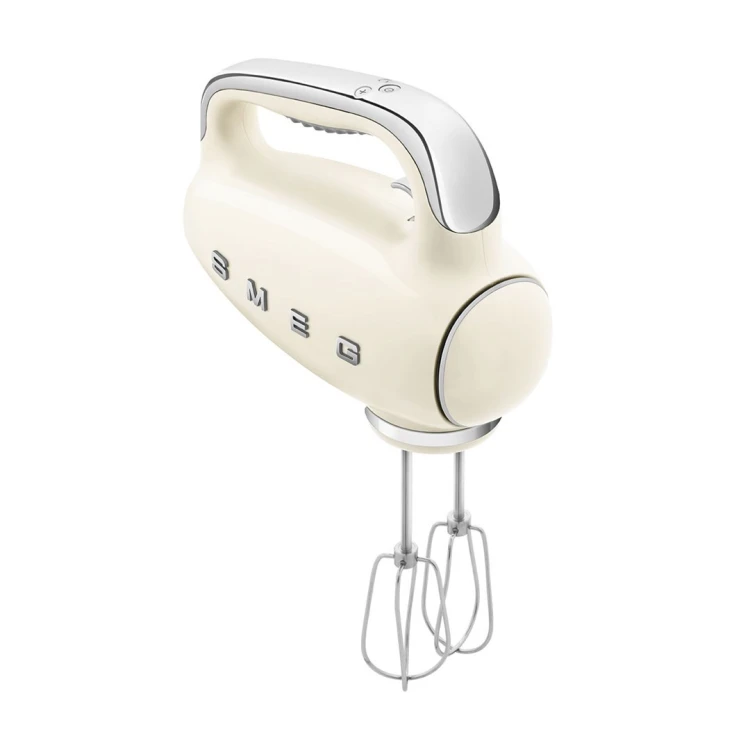 Mikser ręczny Smeg HMF01CREU w kremie w stylu retro z lat 50.
