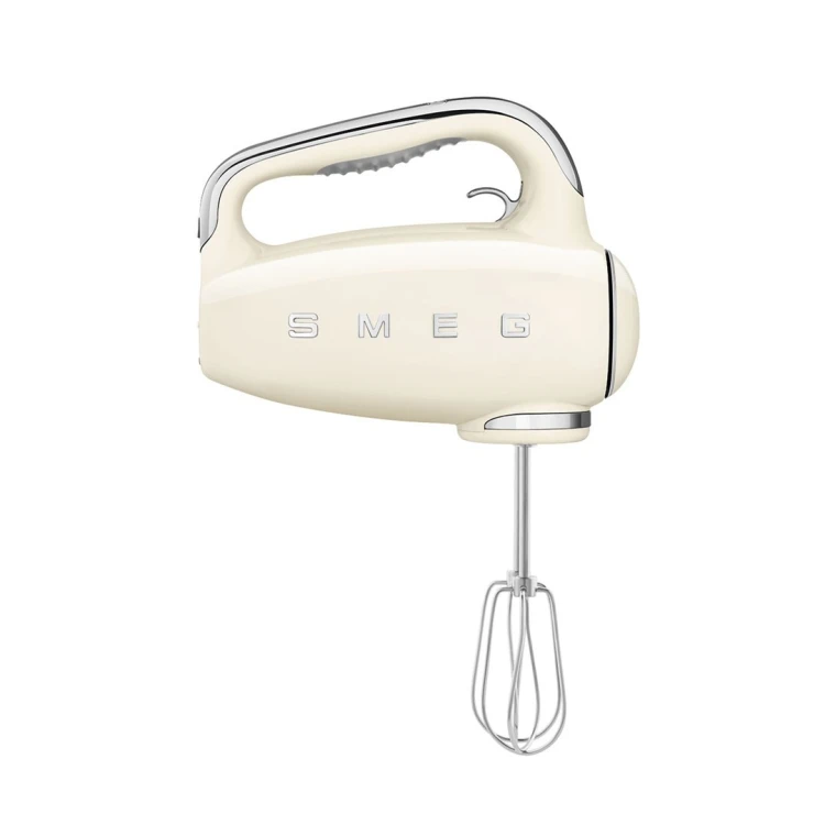 Mikser ręczny Smeg HMF01CREU w kremie w stylu retro z lat 50.