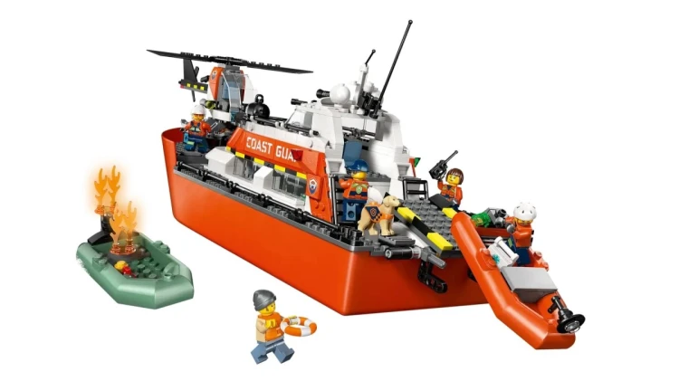 LEGO CITY 60504 Łódź ratunkowa i helikopter straży przybrzeżnej