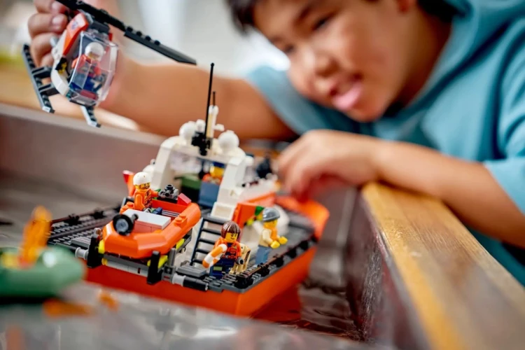 LEGO CITY 60504 Łódź ratunkowa i helikopter straży przybrzeżnej