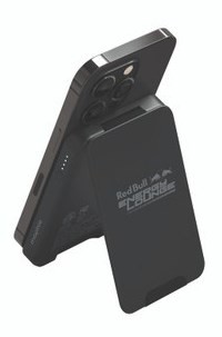 Mophie Snap+ Powerstation Mini Stand Red Bull Racing - magnetyczny powerbank 5000mAh z podstawką kompatybilny z MagSafe (1x port USB-C) (black)