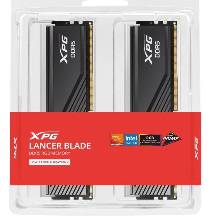 XPG LANCER BLADE RGB moduł pamięci 64 GB 2 x 32 GB DDR5 288-pin DIMM Korekcja ECC