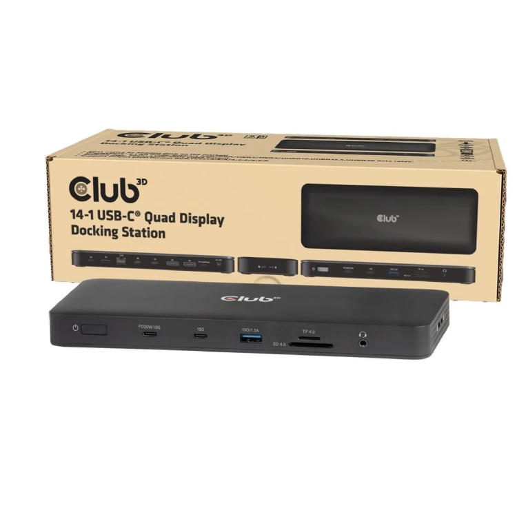 Stacja dokująca NB ACC 14IN1/USB-C 150W CSV-2540 CLUB3D