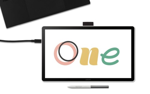 Tablet graficzny Wacom One 14 - ekranowy z piórkiem Wacom One Standard Pen i kablem USB-C