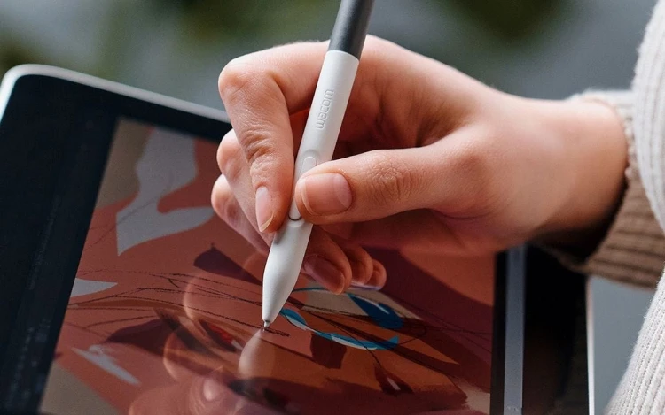 Tablet graficzny Wacom One 14 - ekranowy z piórkiem Wacom One Standard Pen i kablem USB-C