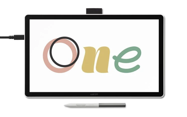 Tablet graficzny Wacom One 14 - ekranowy z piórkiem Wacom One Standard Pen i kablem USB-C