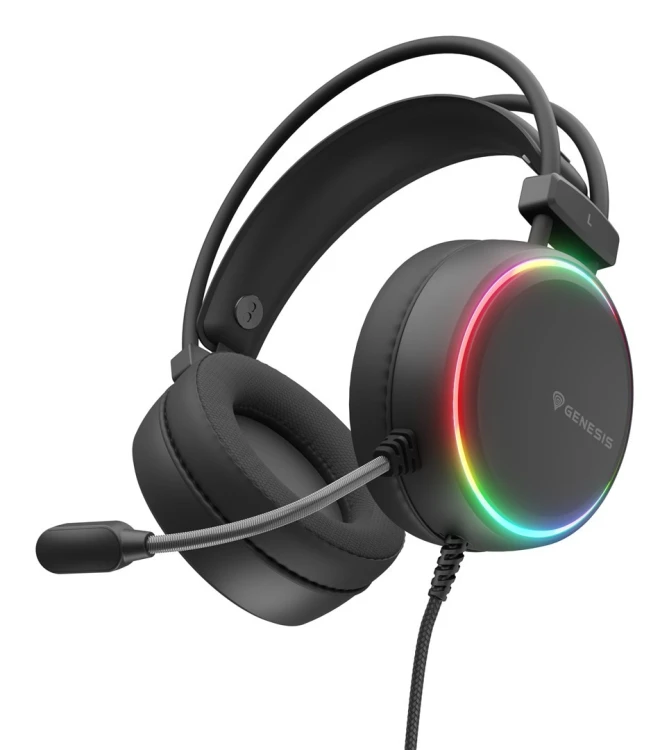 Słuchawki/zestaw słuchawkowy GENESIS NSG-2307 przewodowa opaska na głowę gaming USB typu-A czarny