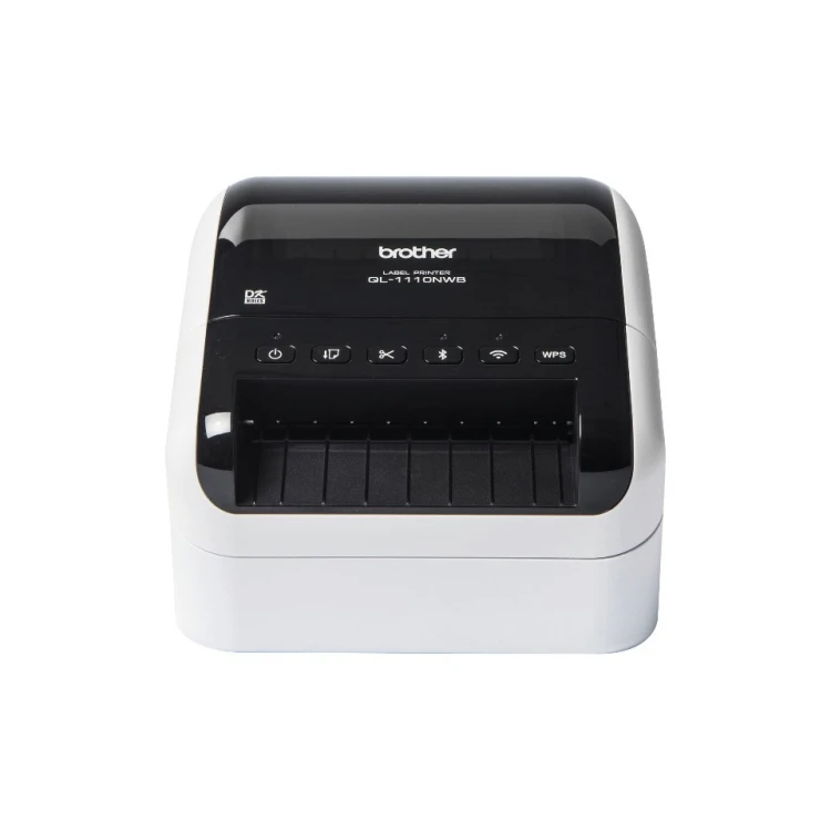 Brother QL-1110NWB drukarka etykiet bezpośrednio termiczny 300 x 300 DPI 110 mm/s Przewodowy i Bezprzewodowy Przewodowa sieć LAN DK Wi-Fi Bluetooth
