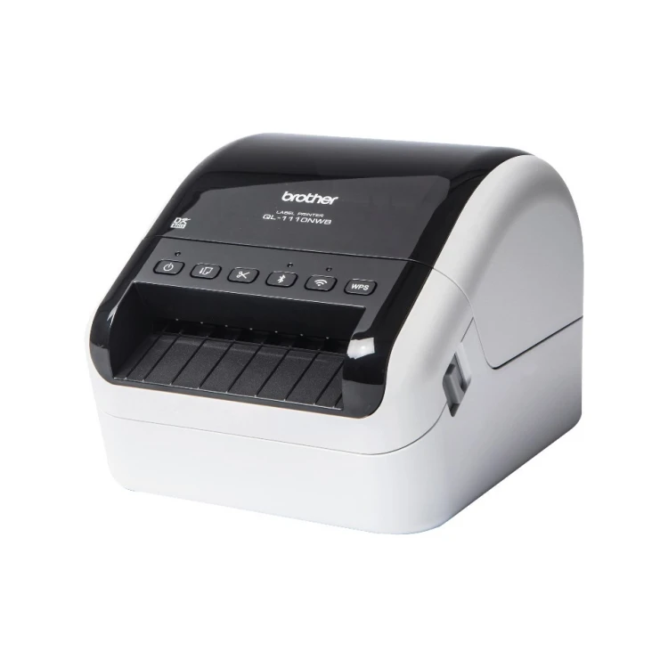 Brother QL-1110NWB drukarka etykiet bezpośrednio termiczny 300 x 300 DPI 110 mm/s Przewodowy i Bezprzewodowy Przewodowa sieć LAN DK Wi-Fi Bluetooth