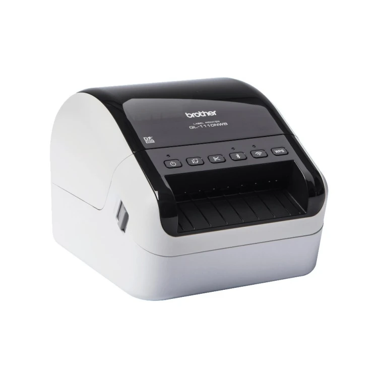 Brother QL-1110NWB drukarka etykiet bezpośrednio termiczny 300 x 300 DPI 110 mm/s Przewodowy i Bezprzewodowy Przewodowa sieć LAN DK Wi-Fi Bluetooth