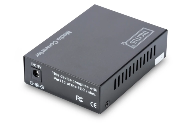 Digitus Media konwerter RJ45 10/100Base-TX na SC duplex 100Base-FX, Tx/Rx 1310nm, 20 km