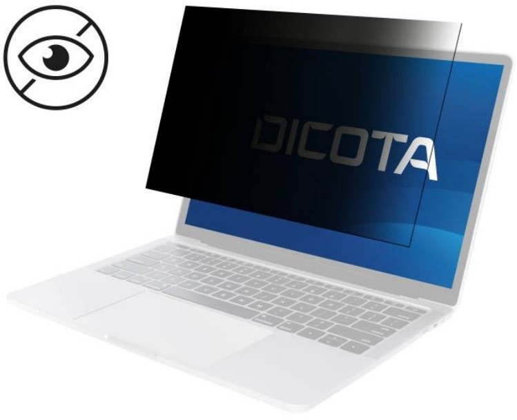 DICOTA D50012-2SM filtr do ekranu 35,6 cm (14") Laptop Bezramkowy filtr prywatności na wyswietlacz
