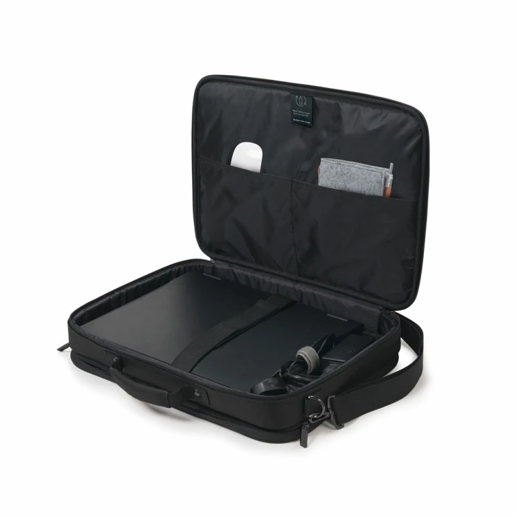 DICOTA Eco Multi Plus BASE 39,6 cm (15.6") Aktówka Czarny