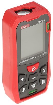 Dalmierz laserowa/y, zakres pomiaru w metrach: 100 m, 2 x AAA