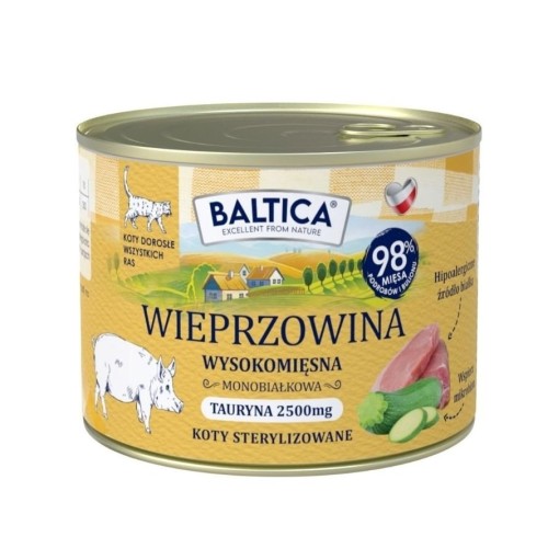 BALTICA SMAKI REGIONÓW Kot dorosły Wieprzowina 185g