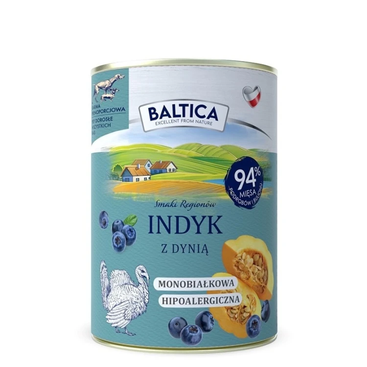 BALTICA SMAKI REGIONÓW Indyk z dynią 400g