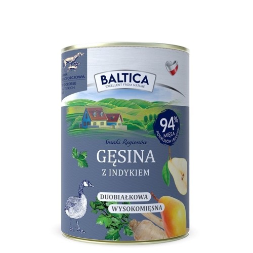 BALTICA SMAKI REGIONÓW Gęsina z indykiem 400g
