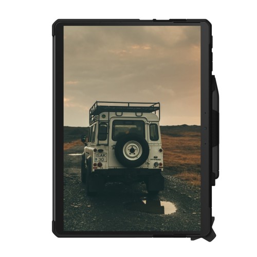 Urban Armor Gear 324014114040 etui na tablet 33 cm (13") Folio Czarny, Przezroczysty