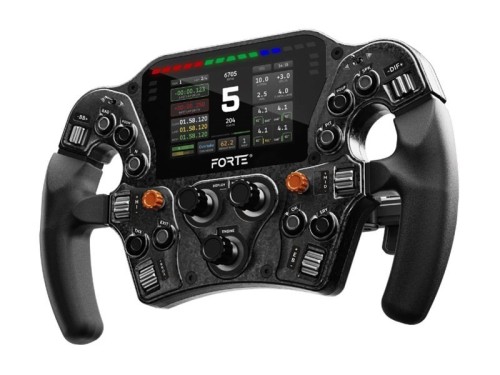 Asetek SimSports Forte Formula Pro Button Box, 4,3 cala LCD, aRGB -