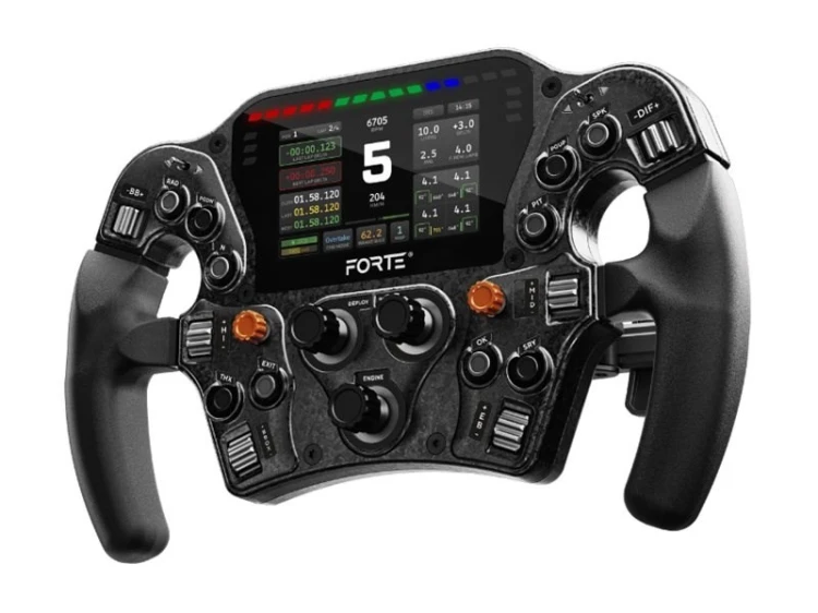 Asetek SimSports Forte Formula Pro Button Box, 4,3 cala LCD, aRGB -