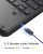 Inateck KB002_BLACK klawiatura do urządzeń mobilnych QWERTZ Bluetooth Czarny