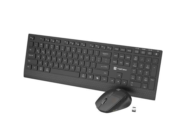 ZESTAW 2W1 NATEC STINGRAY 2 KLAWIATURA+MYSZ US BEZPRZEWODOWY TILT WHEEL
