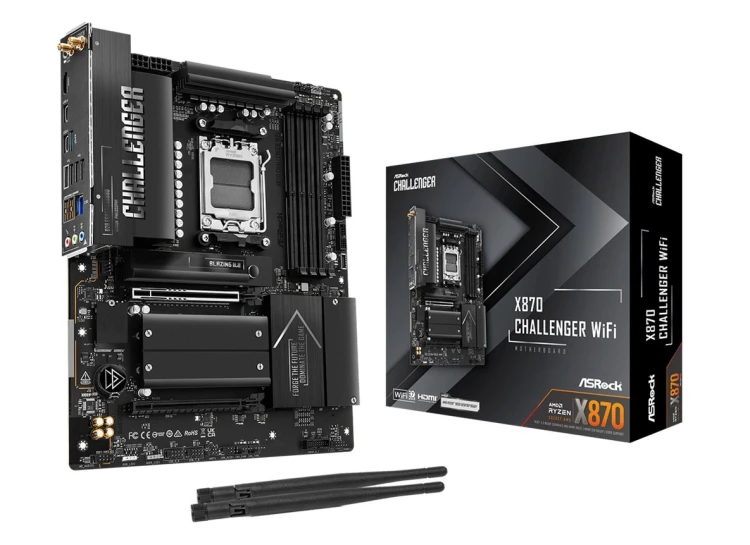 Asrock X870 Challenger WiFi AMD X870 Gniazdo AM5 ATX