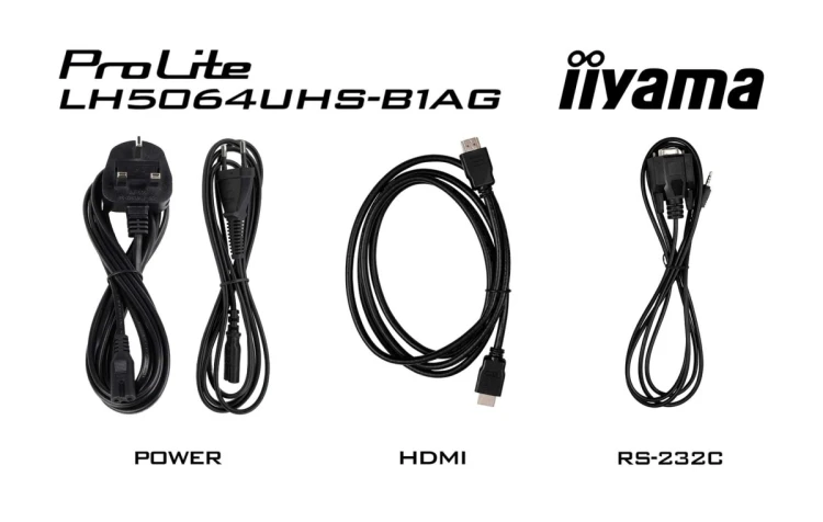 Monitor iiyama LH5064UHS-B1AG 50 IN LCD UHD - Płaski ekran - 127 cm