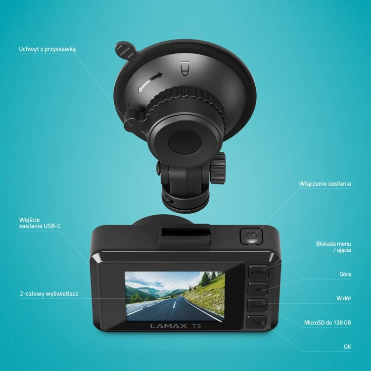 Wideorejestrator LAMAX T3