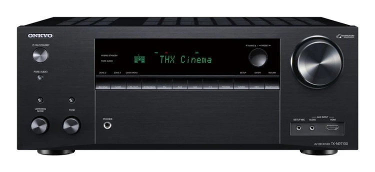 ONKYO TX-NR7100 7.2 kan. Kompatybilność 3D Czarny