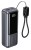 GEMBIRD POWERBANK O POJEMNOŚCI 10000MAH, WYŚWIETLACZ LCD, SZYBKIE ŁADOWANIE 20W, KOLOR SZARY