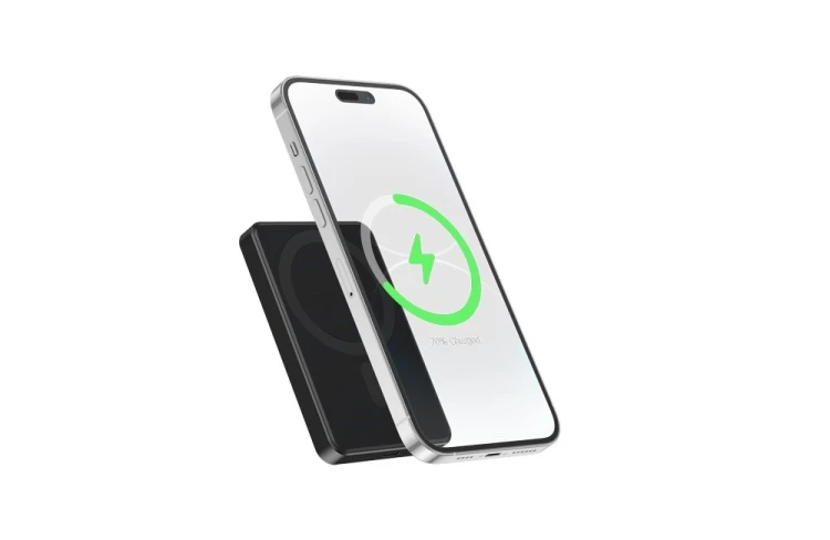 GEMBIRD POWERBANK Z ŁADOWANIEM BEPRZEWODOWYM 15W 5000MAH, CZARNY