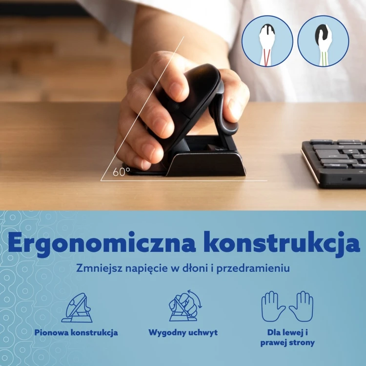 Ergonomiczna mysz R-Go Ambidextrous Twis