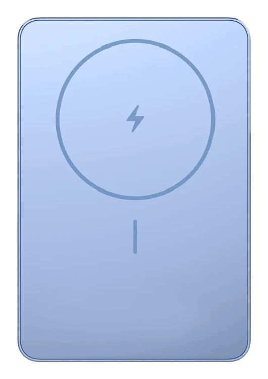 Xiaomi Super Slim Magnetic Power Bank 5000 Litowo-jonowa (Li-Ion) 5000 mAh Bezprzewodowe ładowanie Niebieski