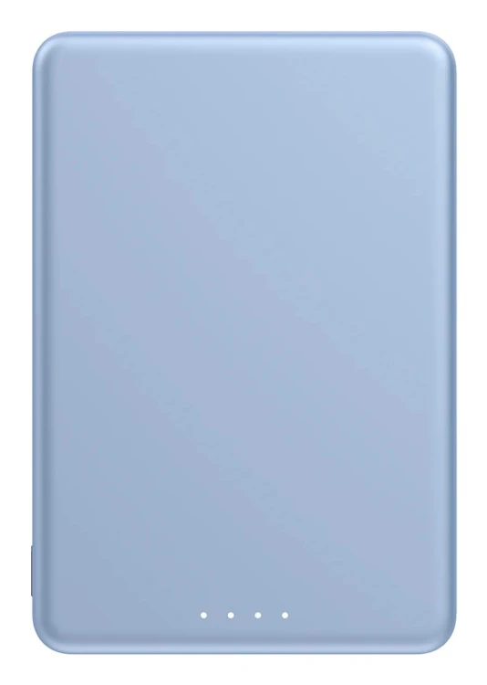 Xiaomi Super Slim Magnetic Power Bank 5000 Litowo-jonowa (Li-Ion) 5000 mAh Bezprzewodowe ładowanie Niebieski