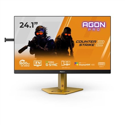 AOC AGON PRO CS24A monitor komputerowy 61,2 cm (24.1") 1920 x 1080 px Full HD LED Czarny