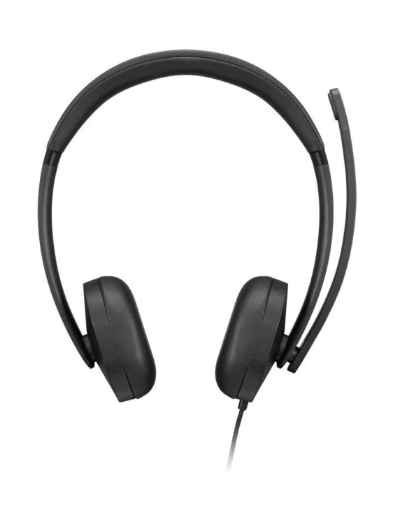Przewodowy zestaw słuchawkowy Lenovo VoIP Headset 5000 USB Type-C Czarny