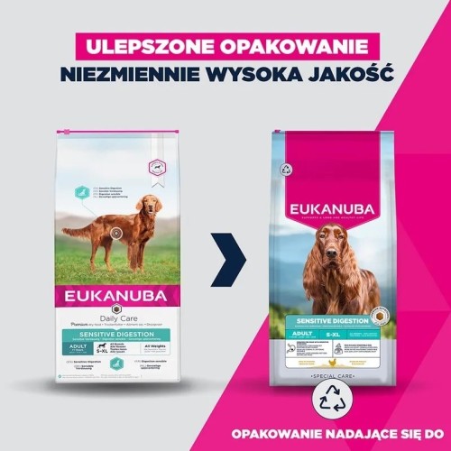 Eukanuba Special Care Sensitive Digestion dla psów wrażliwych 12kg