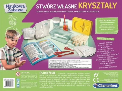 Zestaw Clementoni - Stwórz własne kryształy